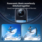 For insta360 X5 STARTRC Swivel Protective Lens Guad Glass Lens Cover, Glass Lens Cover