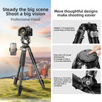 BEXIN RK294 Portable Collapsible Carbon Fiber Camera Tripod, RK294