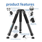 BEXIN ST402C Portable Collapsible Carbon Fiber Camera Tripod, ST402C