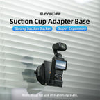 Sunnylife Universal Suction Cup Adapter Base Strong Suction Sucker for Action Camera