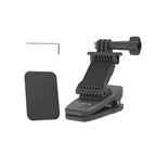 Sunnylife Stretchable Backpack Clip Rotatable Magnetic Mount Action Camera Holder Vlog Mount, For Action Cameras
