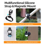 For Insta360 GO 3S / GO 3 Sunnylife Camera Strap Magnetic Mount Drone Mount Silicone Wristband Backpack Stripe, For Insta360 GO 3S / GO 3