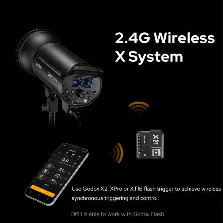 Godox DP800III-V Studio Flash Photo Light 800Ws 2.4G Wireless X System Bowens Mount Light, DP800III-V