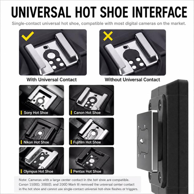 Desiontal F02 Desiontal F02 Mini On-Camera Flash Light Speedlite for Mirrorless Cameras, F02 (White), F02(Black)