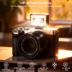 Desiontal F03 Mini On-Camera Flash Light Speedlite for Mirrorless Cameras, F03
