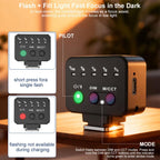 Desiontal F03 Mini On-Camera Flash Light Speedlite for Mirrorless Cameras, F03