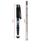 BEXIN P365C Camera Carbon Fiber Monopod Travel Live Selfie Bracket Holder, P365C