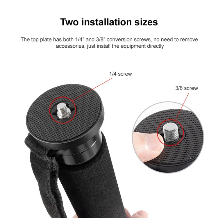 BEXIN P365C Camera Carbon Fiber Monopod Travel Live Selfie Bracket Holder, P365C