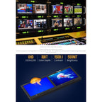 FEELWORLD D101 PLUS Dual 10.1 inch 4RU Rackmount Monitor 4K HDMI SDI 1920 x 1200 IPS Monitor, D101 PLUS
