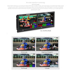 FEELWORLD D101 PLUS Dual 10.1 inch 4RU Rackmount Monitor 4K HDMI SDI 1920 x 1200 IPS Monitor, D101 PLUS