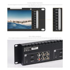 FEELWORLD T51 PLUS Triple 5.5 inch 2RU Rackmount Monitor Full HD 3G-SDI 4KHDMI AV Monitor, T51 PLUS