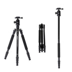 TRIOPO M2508 Multifunction Adjustable 4-Section Portable Aluminum Alloy Tripod Monopod with D-2A Ball Head for SLR Camera, M2508+D2A