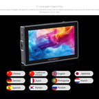 FEELWORLD H5 5.5 inch 12G SDI HDMI 2.0 Camera Field Monitor High Brightness 1200nit Touchscreen Monitor, H5