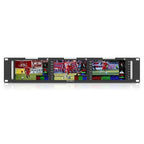 FEELWORLD T51 PLUS-H Triple 5.5 inch 2RU Rackmount Monitor Full HD 4K HDMI SDI AV Monitor, T51 PLUS-H