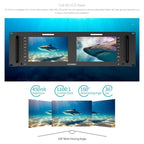 FEELWORLD D71 PLUS-H Dual 7 inch 3RU Rackmount Monitor 4K HDMI 1920 x 1200 IPS Monitor, D71 PLUS-H