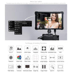 FEELWORLD T10 10.1 inch Aluminium DSLR Camera Field Monitor Touch Screen 4K HDMI Monitor, T10
