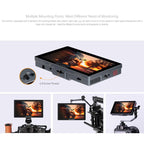 FEELWORLD P6X 5.5 inch Aluminium DSLR Camera Field Monitor Touch Screen 4K HDMI High Brightness 1000nit Monitor, P6X