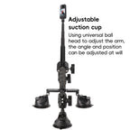 Dual-leg Car Suction Cup Mount with 1/4 inch Screw, Dual-leg Car Suction Cup