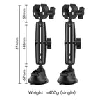 2 x Single-leg Car Suction Cup Mount Crab Clamps Set, 2 x Single-leg Car Suction Cup