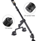 2 x Single-leg Car Suction Cup Mount Crab Clamps Set, 2 x Single-leg Car Suction Cup