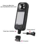 For Insta360 X4 PC Plastic Protective Frame with PC Lens Cover Guard, Frame with PC Lens Cover