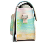 Rainbow Oil painting Pattern PU Leather Protective Camera Case Bag For FUJIFILM Instax Mini 7S / 7C Camera, Rainbow Oil