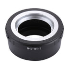 M42 Mount Lens to M4/3 Mount Lens Adapter for Olympus E-P1, Panasonic G1, GH1-M4/3 Cameras Lens, M4/3 Lens-Black