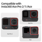 For Insta360 Ace / Ace Pro 2 / 1 Sunnylife Portable Protective Case Shock-proof Dust-proof Storage Box with Lanyard, For Insta360 Ace / Ace Pro 2 / 1