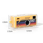 For Kodak Charmera 1987 Clear Crystal Shell Protective Case with Strap