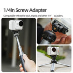 For Insta360 GO Ultra Sunnylife Magnetic Quick Release Adapter Mount 1/4 Interface 180 Tilt Adjustable Selfie Stick Adapter Stand, AD137 For Insta360 GO Ultra