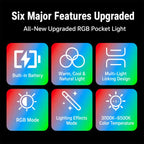 Desiontal iReal-X2 Portable RGB Photography Light, iReal-X2