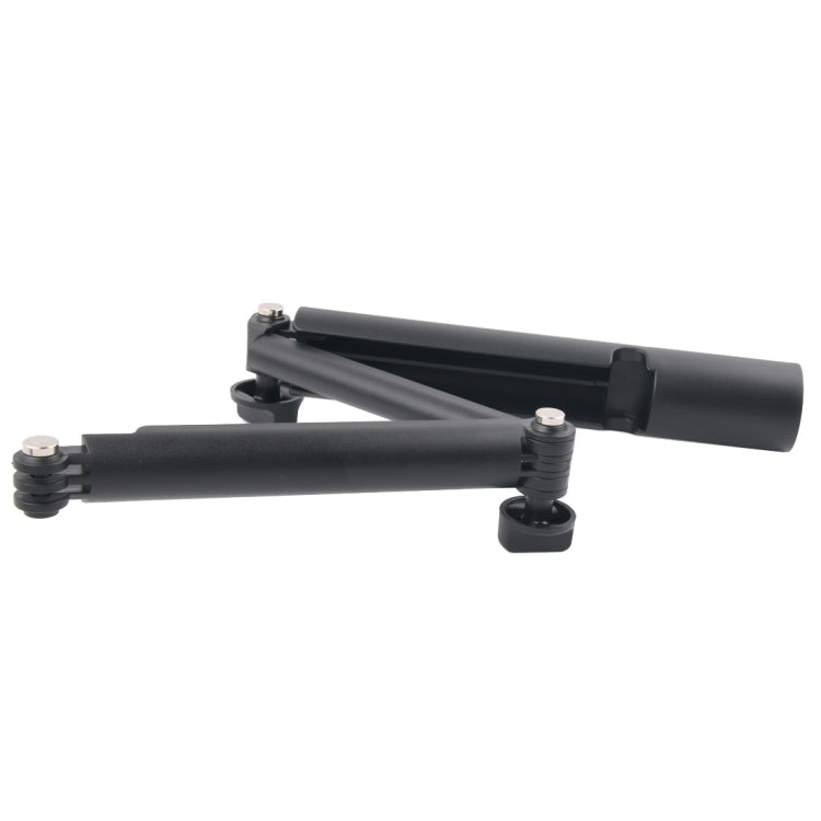 3-Way Monopod + Magic Mount Selfie Stick for DJI, Insta360, GoPro and Other Action Cameras, Length: 24.5-63cm, Length: 24.5-63cm(Black)