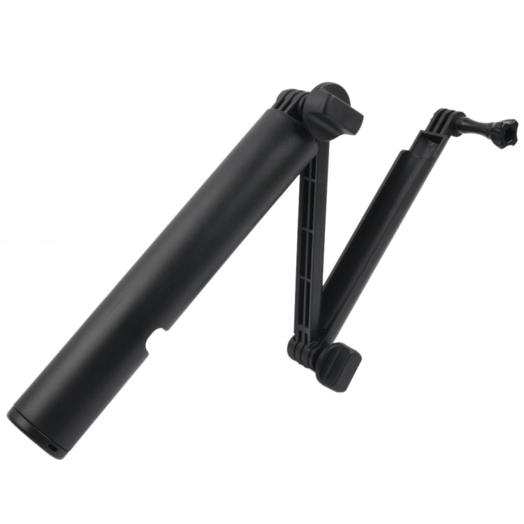3-Way Monopod + Magic Mount Selfie Stick for DJI, Insta360, GoPro and Other Action Cameras, Length: 24.5-63cm, Length: 24.5-63cm(Black)
