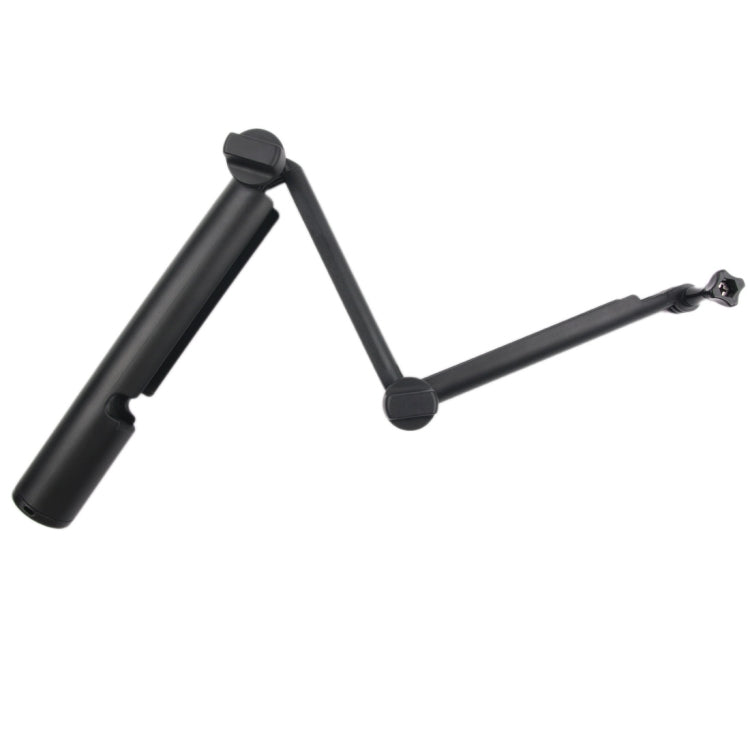 3-Way Monopod + Magic Mount Selfie Stick for DJI, Insta360, GoPro and Other Action Cameras, Length: 24.5-63cm, Length: 24.5-63cm(Black)