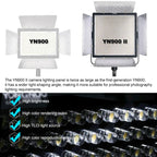 YONGNUO YN900 II 900pcs LED Illumination Dimming Studio 3200-5600K Video Light, YN900 II
