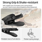 For Insta360 GO Ultra Sunnylife Magnetic Backpack Clip Action Camera Clamp Vertical-Horizontal Mount, For Insta360 GO Ultra Black