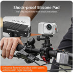 For Insta360 GO Ultra Sunnylife Magnetic Quick Release Adapter Mount Foldable Base Dual-Claws 1/4 Adapter, AD049 For Insta360 GO Ultra