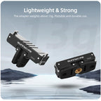 For Insta360 GO Ultra Sunnylife Magnetic Quick Release Adapter Mount Foldable Base Dual-Claws 1/4 Adapter, AD049 For Insta360 GO Ultra