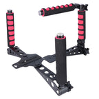 YELANGU D6-2 Rig I Multifunctional Handles Camera Shoulder Mount for DSLR Camera / Video Camera, D6-2 (Red)