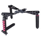 YELANGU D6-2 Rig I Multifunctional Handles Camera Shoulder Mount for DSLR Camera / Video Camera, D6-2 (Red)