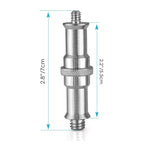 Flash Light Bracket Aluminum 1/4 to 3/8 Screw Thread Adapter
