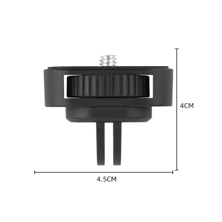 1/4 inch Screw Adjustable ABS Action Camera Tripod Adapter, 1/4 inch Adapter