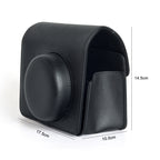 For FUJIFILM Instax WIDE 400 Full Body Leather Case Bag with Strap