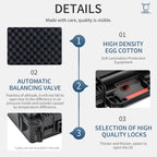 For Insta360 X4 STARTRC Waterproof EVA ABS Dual-layer Suitcase Storage Box, For Insta360 X4 Diving Version