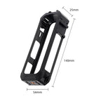 For Insta360 X5 Cold Shoe Carbon Fiber Texture ABS Plastic Protective Frame