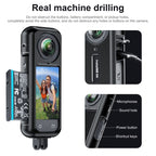 For Insta360 X4 Aluminum Alloy Metal Protective Cage Housing Frame, Metal Housing Frame