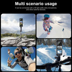 For Insta360 X4 Aluminum Alloy Metal Protective Cage Housing Frame, Metal Housing Frame