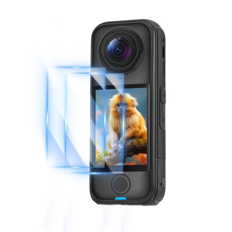 For Insta360 X4 Air STARTRC 2pcs HD Tempered Glass Film, For Insta360 X4 Air