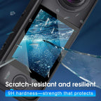 For Insta360 X4 Air STARTRC 2pcs HD Tempered Glass Film, For Insta360 X4 Air