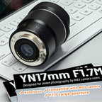 YONGNUO YN17mm F1.7M M4/3 Mount Lens for Mirrorless Cameras, YN17mm F1.7M